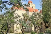 Die Chiesa San Giovanni Degli Eremiti vom Garten aus fotografiert